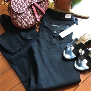 Size 28 Hudson Collin Skinny Jeans Black
